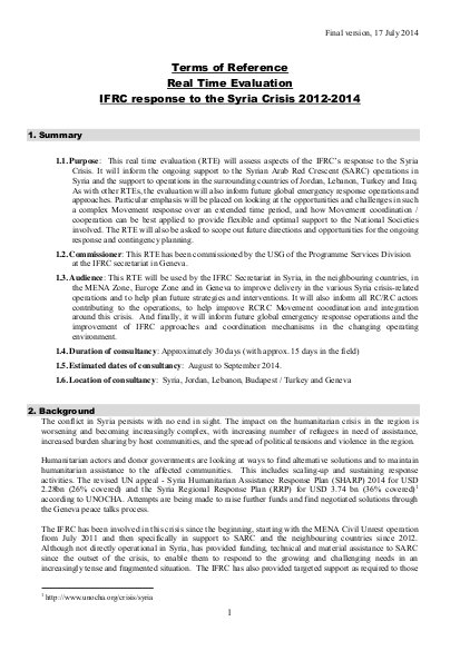 12 ifrc response to the syria crisis 2012 2014 rte png