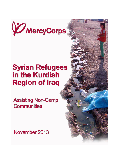 Syrian Refugees in the Kurdish Region of Iraq | ALNAP