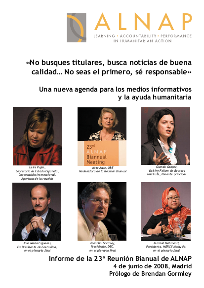 Una nueva agenda para los medios informativos y la ayuda humanitaria ...