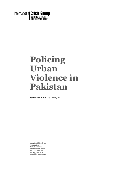 255 policing urban violence in pakistan png