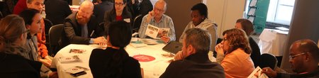 ALNAP members discuss key challenges at a humanitarian event