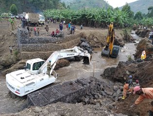 Sake bridge habilitation, Goma, North Kivu