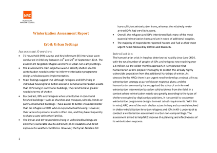 76 winterization assessment report png