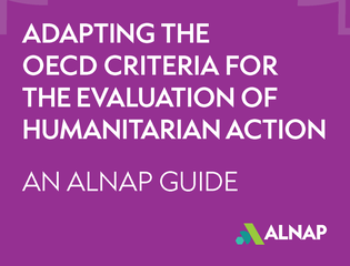 ALNAP Evaluation Criteria Guide cover featured banner