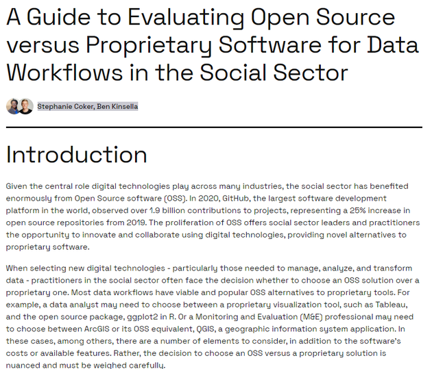 Beginner's Guide to Evaluating Open Source versus Proprietary Software ...
