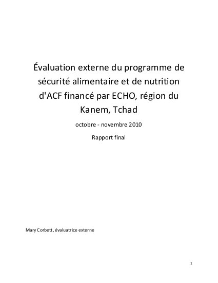 %C3%A9valuation externe du programme de s%C3%A9curit%C3%A9 alimentaire et de nutrition d%27acf financ%C3%A9 par echo r%C3%A9gion du kanem tchad r png