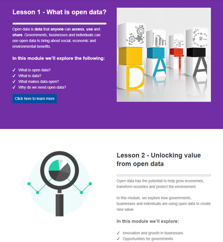 European Data Portal e learning programme en png