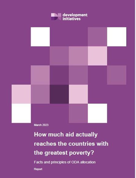 How much aid actually reaches the countries with greatest poverty cover page