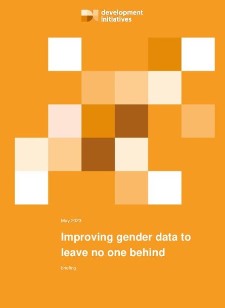 Improving gender data to leave no one behind cover