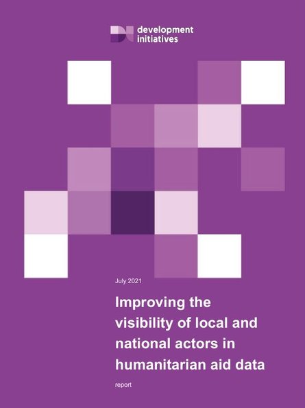 Improving the visibility of local and national actors in humanitarian aid data cover
