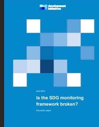 Is the SDG monitoring framework broken cover
