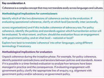 Methodological Implications - Coherence A