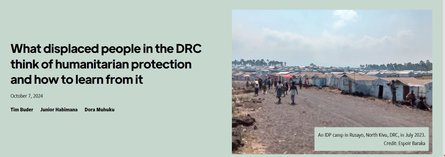 Protection displaced people DRC