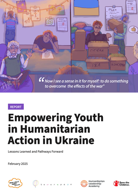 Youth in Humanitarian Action Ukraine_StC_Cover