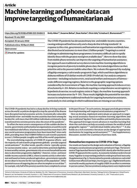 Machine learning_Future Humanit Aid_Cover