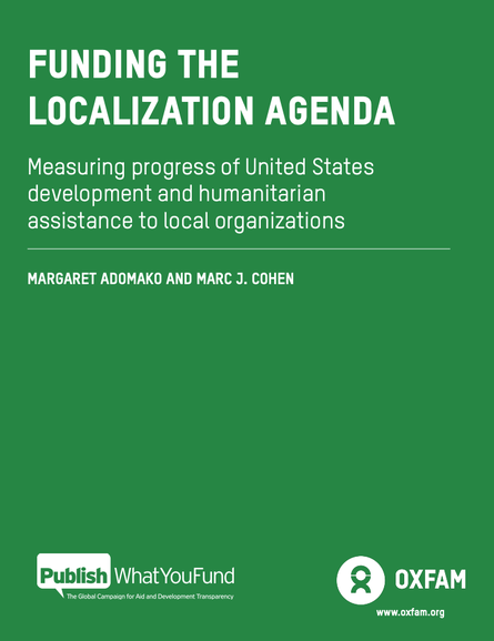 Funding localization agenda cover