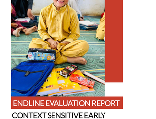Context Sensitivity Early Recovery Support to Flood Affected Communities in Sindh Pakistan Endline Evaluation Report
