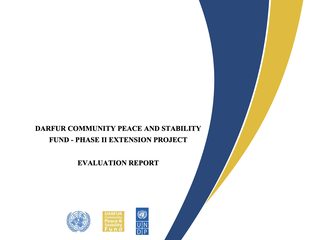 Darfur Community Peace and Stability Fund (DCPSF) Phase II Extension Project Evaluation Report
