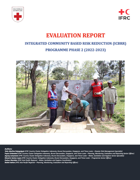 CVTL Endline Evaluation: Integrated Community-based Risk Reduction (ICBRR) Programme Phase 2
