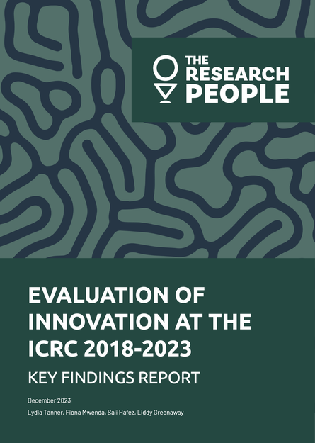 Evaluation of Innovation at the ICRC 2018-2023 - Key Findings Report (December 2023)