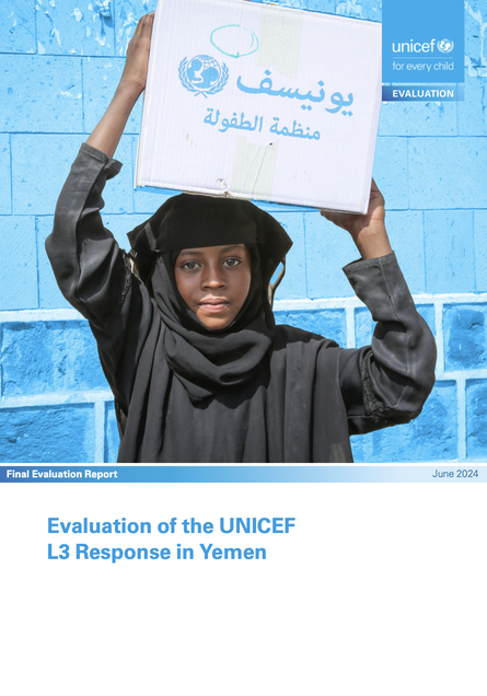 Evaluation of the UNICEF L3 Response in Yemen