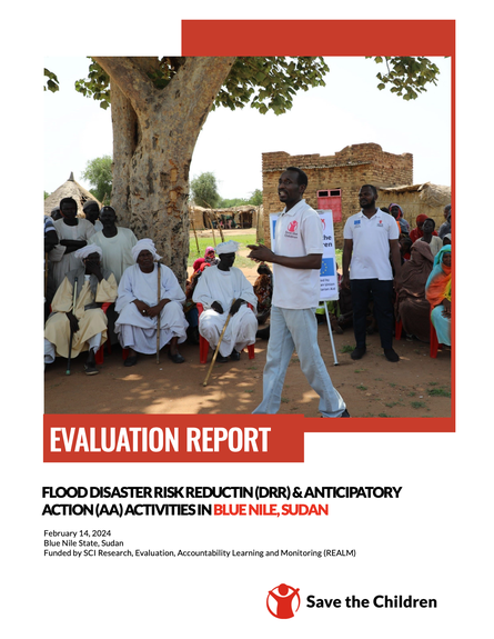 Flood Disaster Risk Reduction & Anticipatory Action Activties in Blue Nile, Sudan