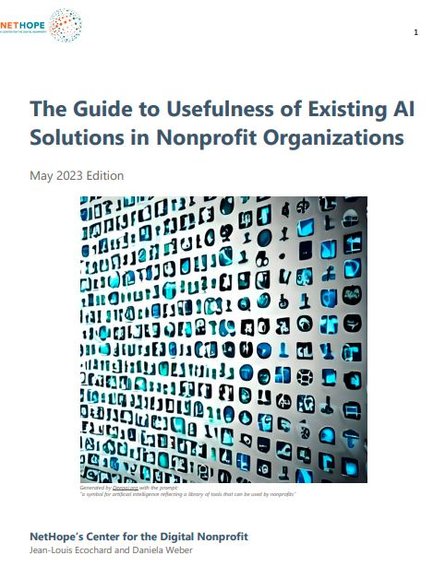 The guide to usefulness of existing AI solutions in nonprofit organizations thumbnail