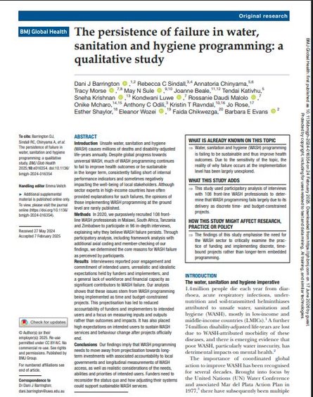 WASH qualitative study