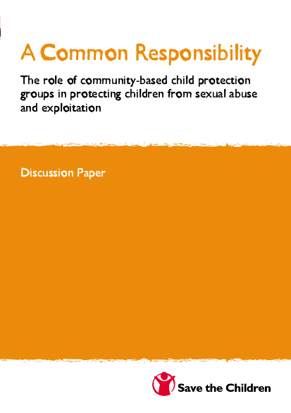 A Common Responsibility - The role of community-based child protection ...