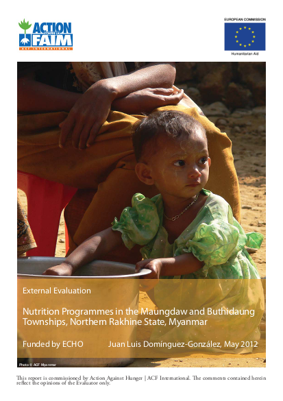 Acf 2012 myanmar nutrition %28a1y%29 evaluation 2012 full report png
