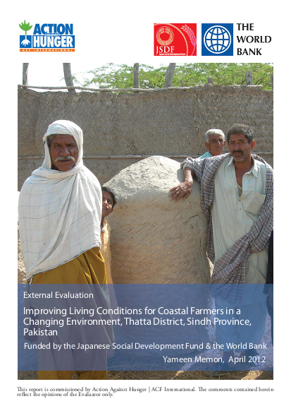 Acf 2012 pakistan sindh evaluation final report png