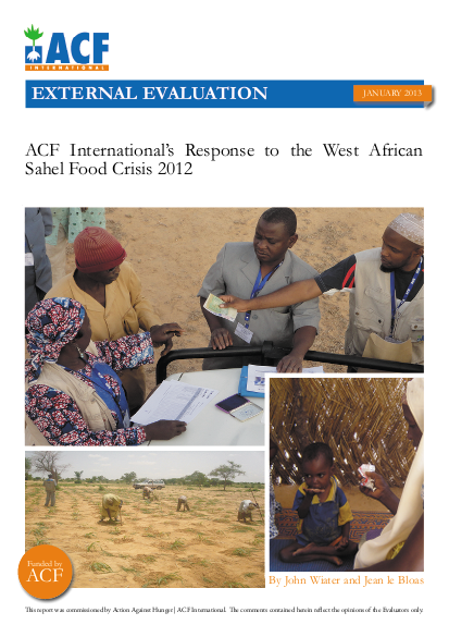 Acfs sahel food crisis response evaluation english png