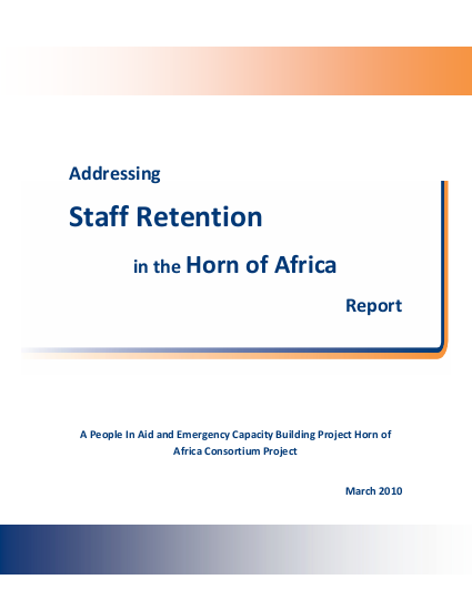 Addressing retention in the horn of africa report png