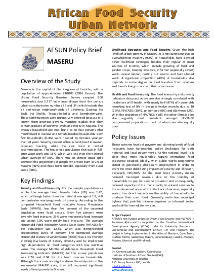 Afsun policy briefs maseru%2C 26 may 2009 png