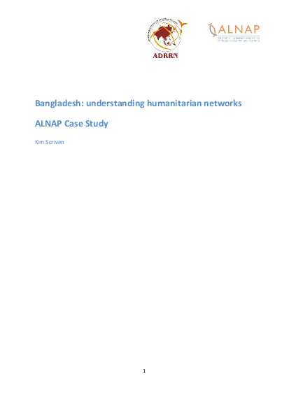 Alnap bangladesh networks case study 2013 png