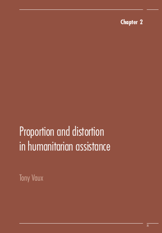 Proportion and distortion in humanitarian assistance - ALNAP Review of ...