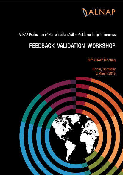 ALNAP Evaluation of Humanitarian Action Guide End of Pilot Process ...