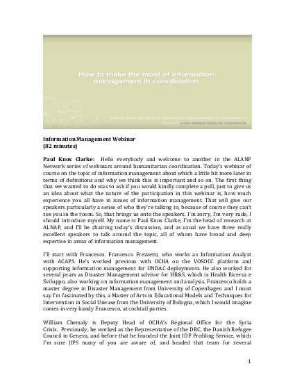 Alnap im webinar transcript png