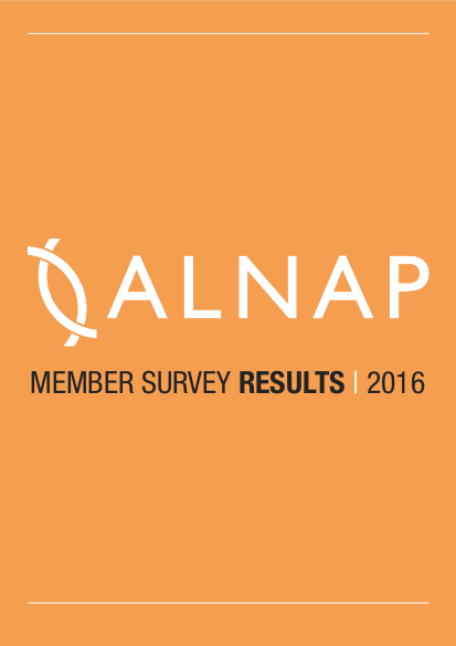 Alnap member survey results 2016 png