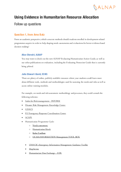 Alnap webinar questions all answers png