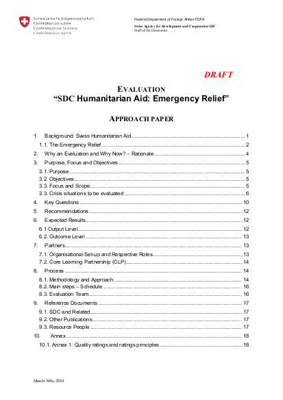 Approach paper hh 30 mars draft png
