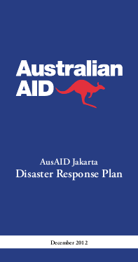 Ausaid jakarta disaster response plan pds png