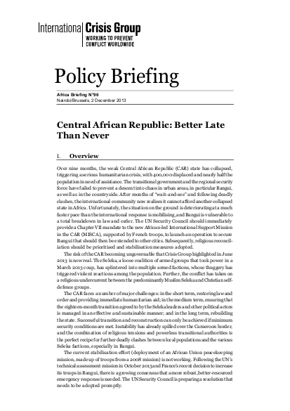 B096 central african republic better late than never png