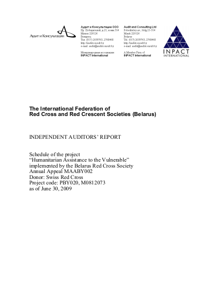 By2009 humanitarianassistancetothevulnerableindependentauditreport png