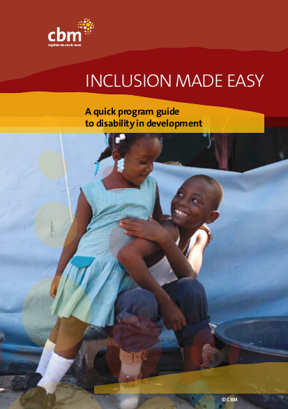Disability Inclusion Profile Guide.pdf Inclusion Made Easy: A Quick Program Guide to Disability in Development ...