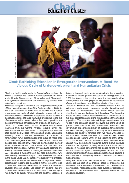 Chad education cluster thematic paper 2017 06 v2 png