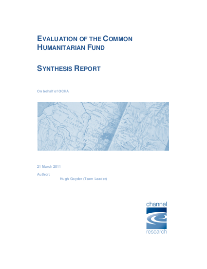 Chf evaluation synthesis report png
