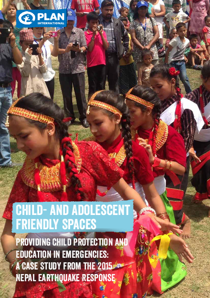 Child and adolescent friendly spaces after the 2015 nepal earthquake png