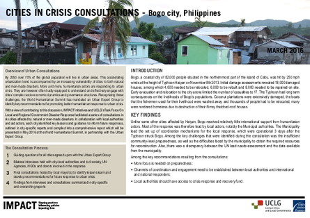 Cities in crisis consultations bogo png