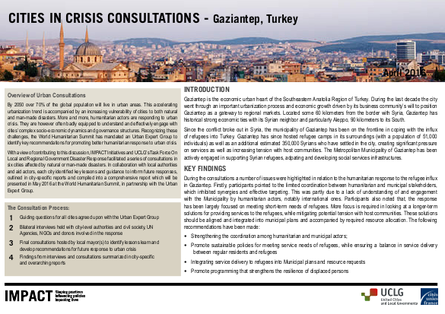 Cities in crisis consultations gaziantep png